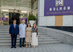 Leyla Əliyeva “Məlhəm Hospital”ı ziyarət edib - <span class="color_red">FOTO</span>