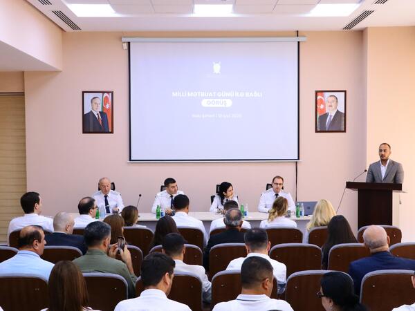Baş Prokurorluqda Milli Mətbuat Günü münasibətilə media nümayəndələri ilə görüş keçirilib - FOTO