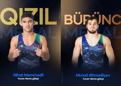 Yunan-Roma güləşçilərimiz Budapeştdə daha iki medal qazanıblar