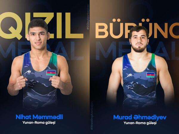 Yunan-Roma güləşçilərimiz Budapeştdə daha iki medal qazanıblar