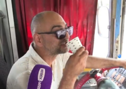 Avtobus sürücüsü sükan arxasında pivə içib?