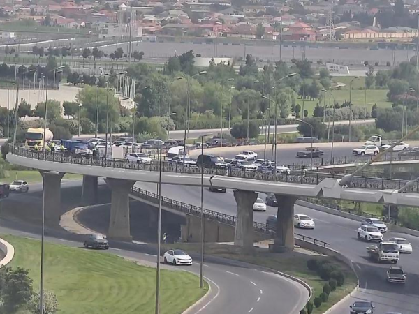 &quot;Koroğlu” körpüsündəki qəzaya görə tətbiq edilən məhdudiyyət aradan qaldırılıb - <span class="color_red">FOTOlar</span>