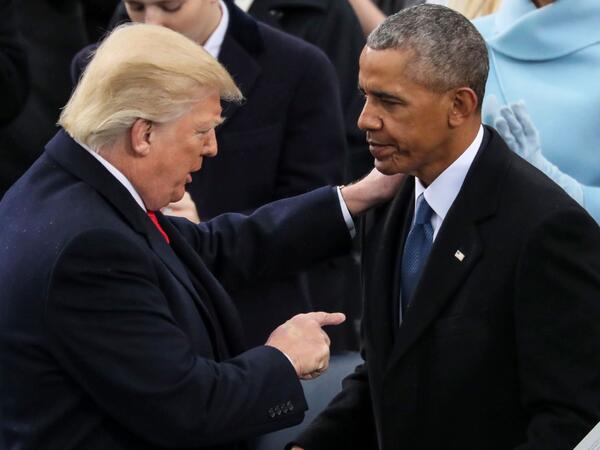 Tramp Obamanın &quot;həbs&quot;dən VİDEOsunu paylaşdı
