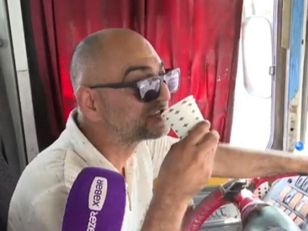 Avtobus sürücüsü sükan arxasında pivə içib?