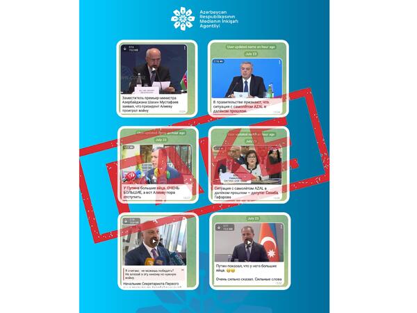 Azərbaycanın bir sıra dövlət xadimləri adından saxta açıqlamalar yayılıb