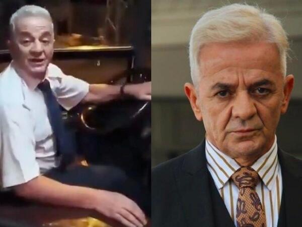 &quot;Kurtlar Vadisi&quot;nin aktyoru avtobus sürərkən qəzaya düşdü - <span class="color_red">VİDEO</span>