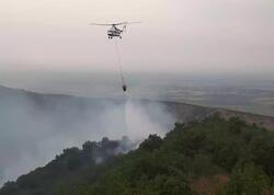 Azərbaycanda bu ərazilərdə yanğınlar başladı - Helikopterlər cəlb olundu