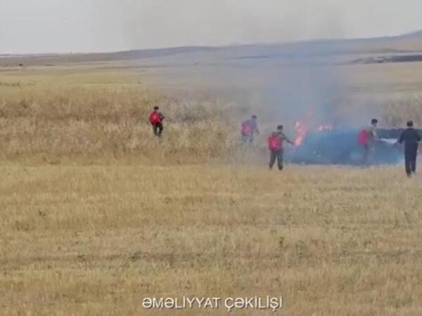 Yanğınların söndürülməsinə 51 texnika, 4 helikopter cəlb olundu - RƏSMİ - VİDEO