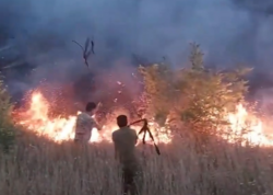 Xocavənd, Şuşa və Xocalıda dağlıq ərazidə baş vermiş yanğınlar söndürülüb - <span class="color_red">VİDEO</span>