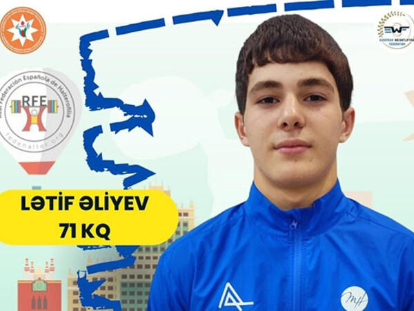 Lətif Əliyevdən bir qızıl, bir gümüş medal