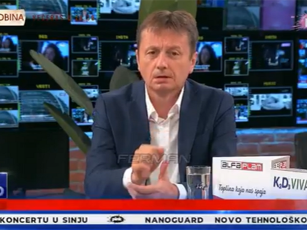 Serbiyalı nazir Darko Qlişiç canlı efirdə insult keçirdi - Vəziyyəti ağırdır - <span class="color_red">VİDEO</span>