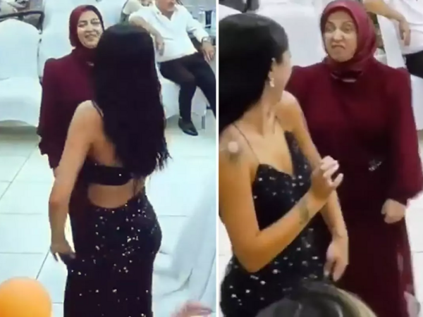 Toyda qızının rəqsi hicablı ananı özündən belə çıxardı - <span class="color_red">VİDEO</span>