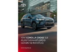 Yenilənmiş Toyota Corolla Cross: Texnoloji praktikliyin zərif nümunəsi