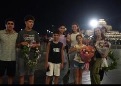Gimnastlarımız Vətənə qayıdıblar - <span class="color_red">VİDEO</span>