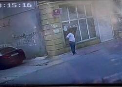 Bakıda gündüz vaxtı maşına hücum etdilər - VİDEO