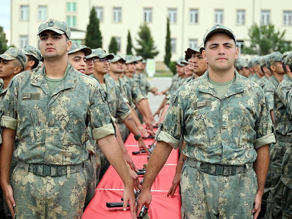 Azərbaycan Ordusunda andiçmə mərasimləri keçirilib - <span class="color_red">FOTO</span>