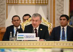 Şavkat Mirziyoyev İlham Əliyevin Cənubi Qafqaz və Mərkəzi Asiya arasında əlaqələrin möhkəmləndirilməsində verdiyi töhfəni yüksək qiymətləndirib