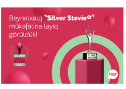 “Nar” nüfuzlu “Stevie” mükafatına layiq görüldü