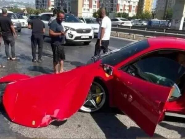Usta müştərisinin 700 min manatlıq &quot;Ferrari&quot;sini yararsız hala saldı - VİDEO - FOTO
