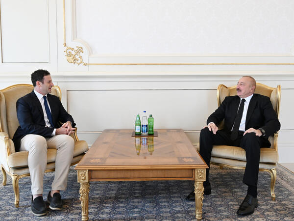 İlham Əliyev Cared Koheni qəbul edib - FOTO