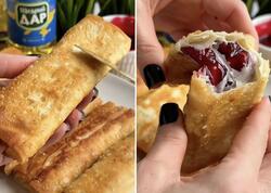 Krispi albalı piroqu - McDonald's-dakı kimi: Əfsanəvi desertin resepti
