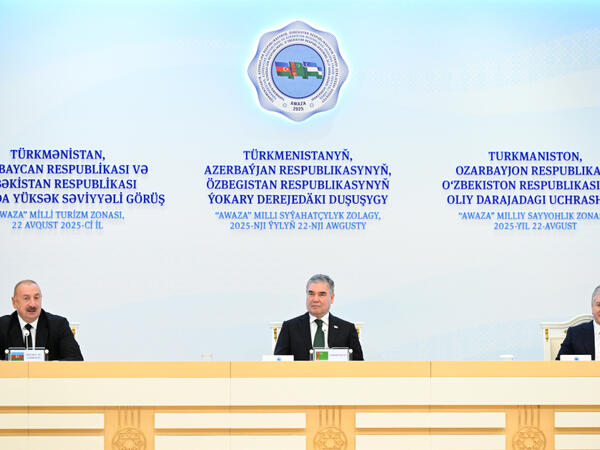 Yüksəksəviyyəli görüşün yekunlarına dair mətbuata birgə bəyanat - FOTO