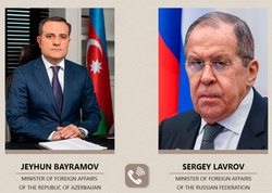 Ceyhun Bayramov və Sergey Lavrov regional və beynəlxalq təhlükəsizlik məsələlərini müzakirə edib