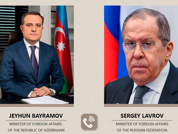 Ceyhun Bayramov və Sergey Lavrov regional və beynəlxalq təhlükəsizlik məsələlərini müzakirə edib