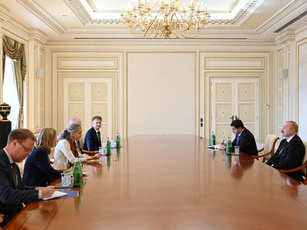 Prezident Maqdalena Qrononu qəbul edib - FOTO