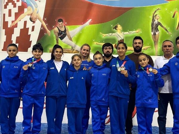 İdman gimnastlarımız Açıq kubokda medallar qazanıblar - FOTO