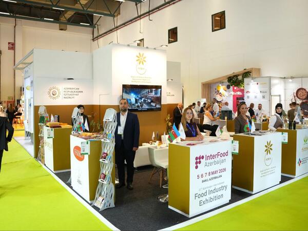 Azərbaycan sahibkarları “WorldFood Istanbul 2025” sərgisində məhsullarını təqdim edirlər - FOTO