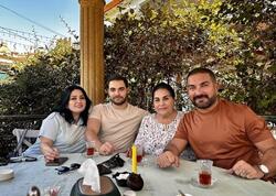 Rəşad Xalq artisti olan xalası və qızı ilə - <span class="color_red">FOTOlar</span>