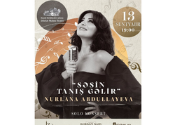 Nurlana Abdullayeva “SƏSİN TANIŞ GƏLİR” solo-konsert ilə çıxış edəcək