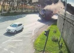 Biləcəridəki dəhşətli qəzanın yeni görüntüləri - <span class="color_red">VİDEO</span>