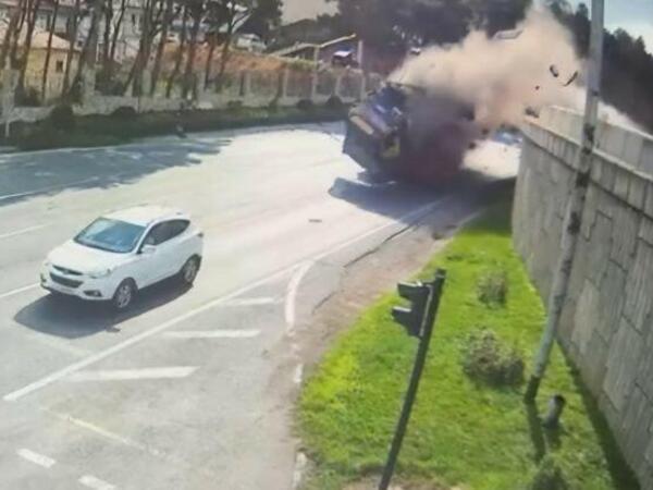Biləcəridəki dəhşətli qəzanın yeni görüntüləri - <span class="color_red">VİDEO</span>
