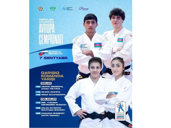 Gənc cüdoçularımız 1/4 finalda mübarizə aparacaqlar