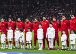 Türkiyə - İspaniya oyununda “Boz qurd” işarəsi - <span class="color_red">VİDEO</span>