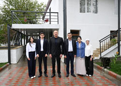 İlham Əliyev Hadrut qəsəbəsində olub - FOTO