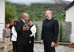 Prezident Xocavənd rayonunun Sos kəndində olub