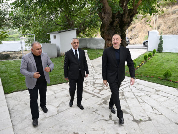 İlham Əliyev Xocalının Şuşakənd kəndində olub - FOTO