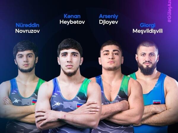 Sərbəst güləşçilər dünya çempionatına 3 medalla başladı