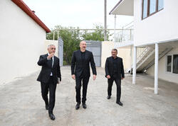 İlham Əliyev Xocalı rayonunun Seyidbəyli kəndində olub - FOTO