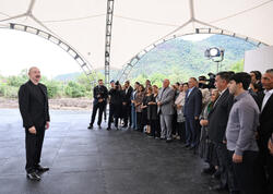 İlham Əliyev Xocalının Badara, Daşbulaq, Seyidbəyli və Şuşakənd kəndlərinin sakinləri ilə görüşüb