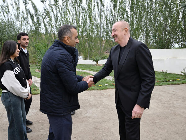 Prezident İlham Əliyev Xocalı rayonunun Daşbulaq kəndində olub