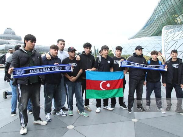 “Qarabağ” Bakıda coşqu ilə qarşılandı - <span class="color_red">VİDEO</span>