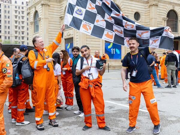 Marşallar Formula 1 Azərbaycan Qran Prisi 2025-də artıq iş başındadır - FOTO