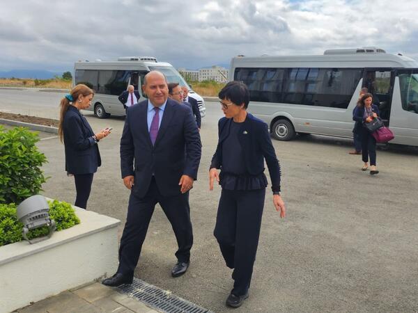 Avropa İttifaqının Genişlənmə üzrə komissarı Marta Kosun Ağdam şəhərinə səfəri başlayıb