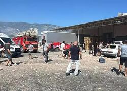 Türkiyədə güclü partlayış - 4 yaralı var - <span class="color_red">ANBAAN VİDEO</span>