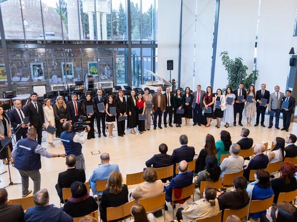 Üzeyir Hacıbəylinin 140 illik yubileyi ADA Universitetinin Qazax Mərkəzində qeyd olunub - <span class="color_red">FOTO</span>