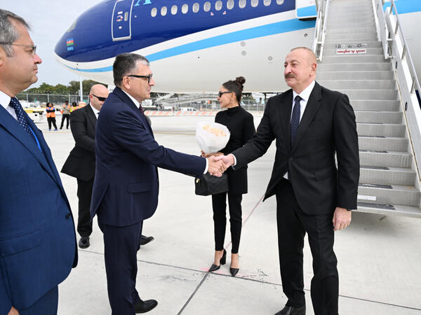 İlham Əliyev ABŞ-yə getdi - <span class="color_red">VİDEO - FOTO</span>